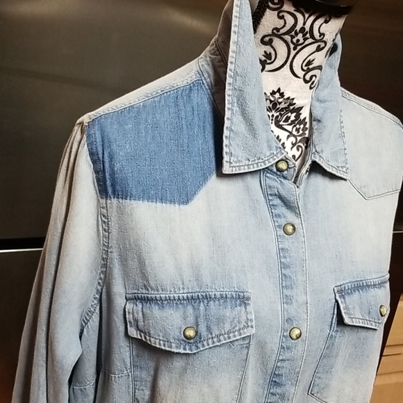 Lane Bryant Jean Shirt - Picture 2 of 11